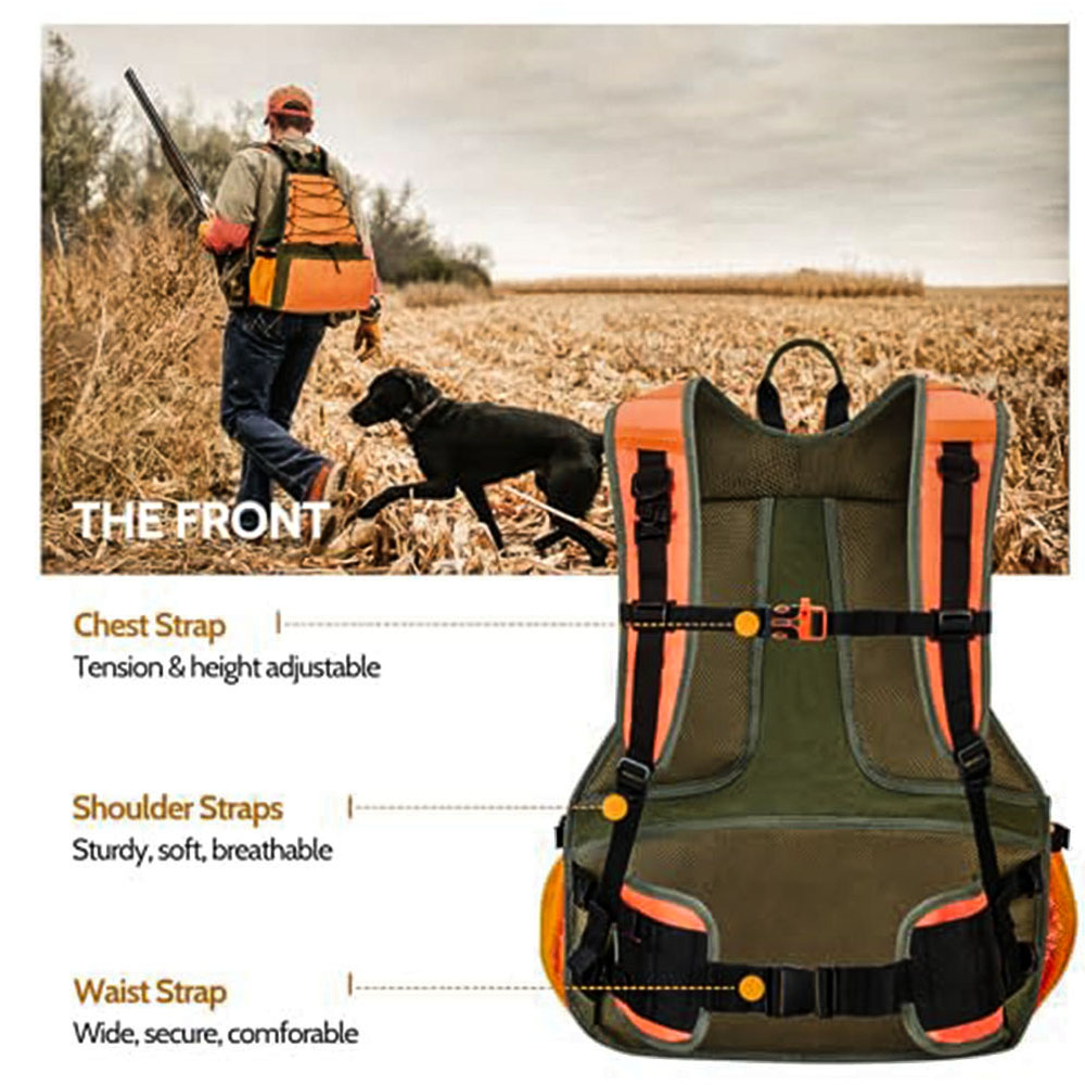 Hunting Quail - Gilet Tattico da Caccia per Uomo,