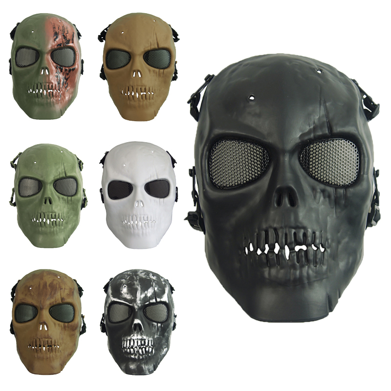 Outdoor Hunting Movies - Airsoft Mask Camouflage Cosplay terrore maschera