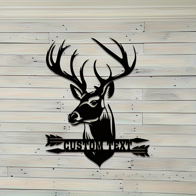 Hunting Outdoor Christmas Decorations - Decorazione da Parete in Metallo a