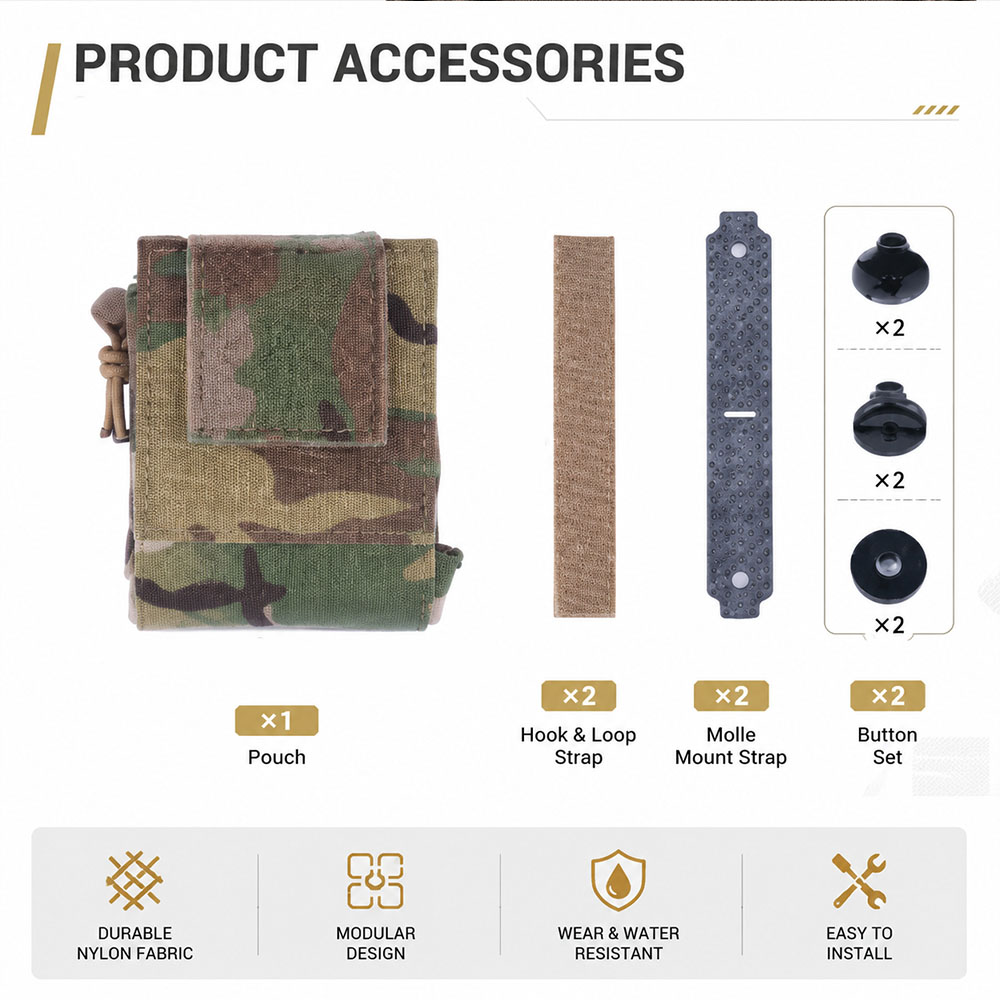 Borsa Tattica MOLLE Pieghevole - Outdoor Hunting Gear Storage recensione e prezzo
