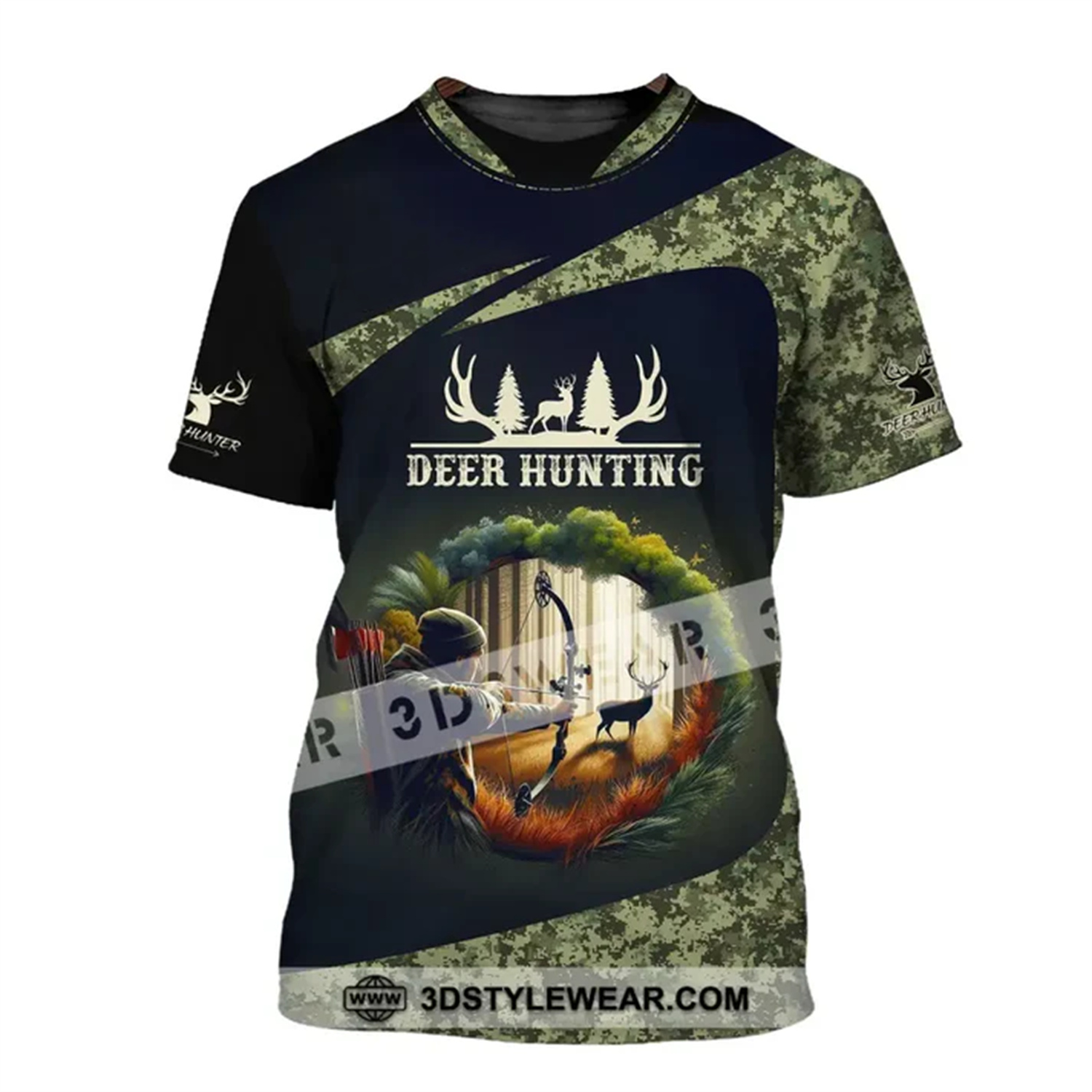 T-shirt a maniche corte con st - Outdoor Hunting Paintings recensione e prezzo