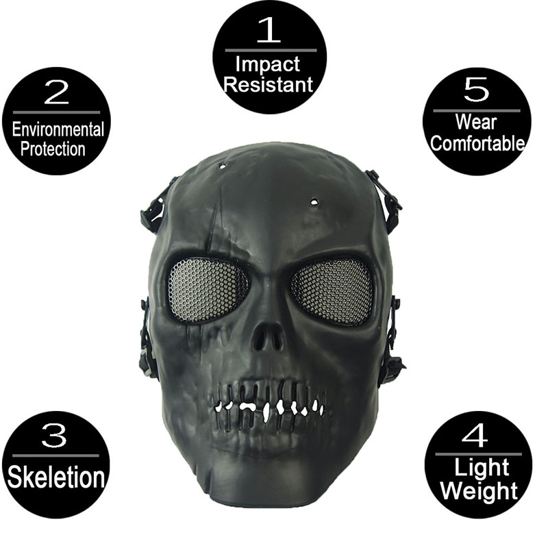 Airsoft Mask Camouflage Cospla - Outdoor Hunting Movies recensione e prezzo