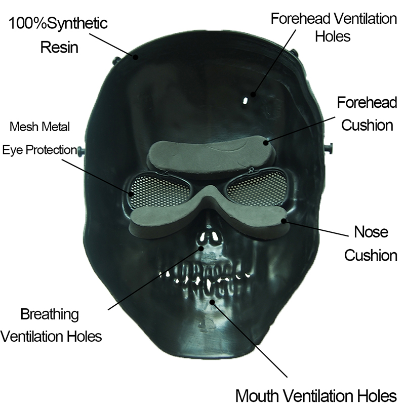 Airsoft Mask Camouflage Cospla - Outdoor Hunting Movies recensione e prezzo