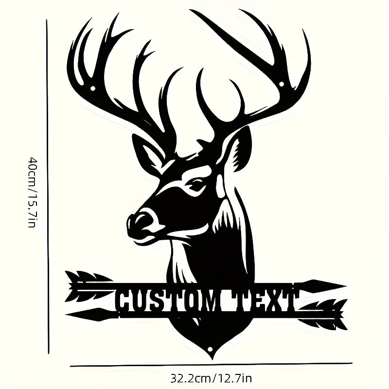 Decorazione da Parete in Metal - Hunting Outdoor Christmas Decorations recensione e prezzo