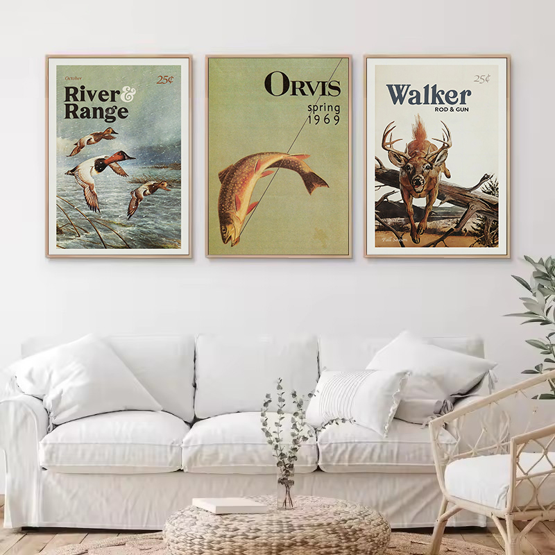 Retro fauna selvatica caccia a - Outdoor Hunting Paintings recensione e prezzo