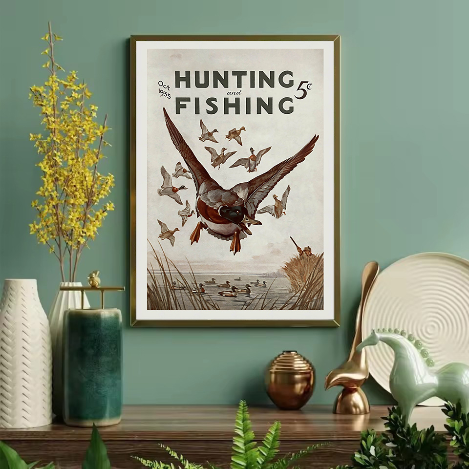 Retro fauna selvatica caccia a - Outdoor Hunting Paintings recensione e prezzo
