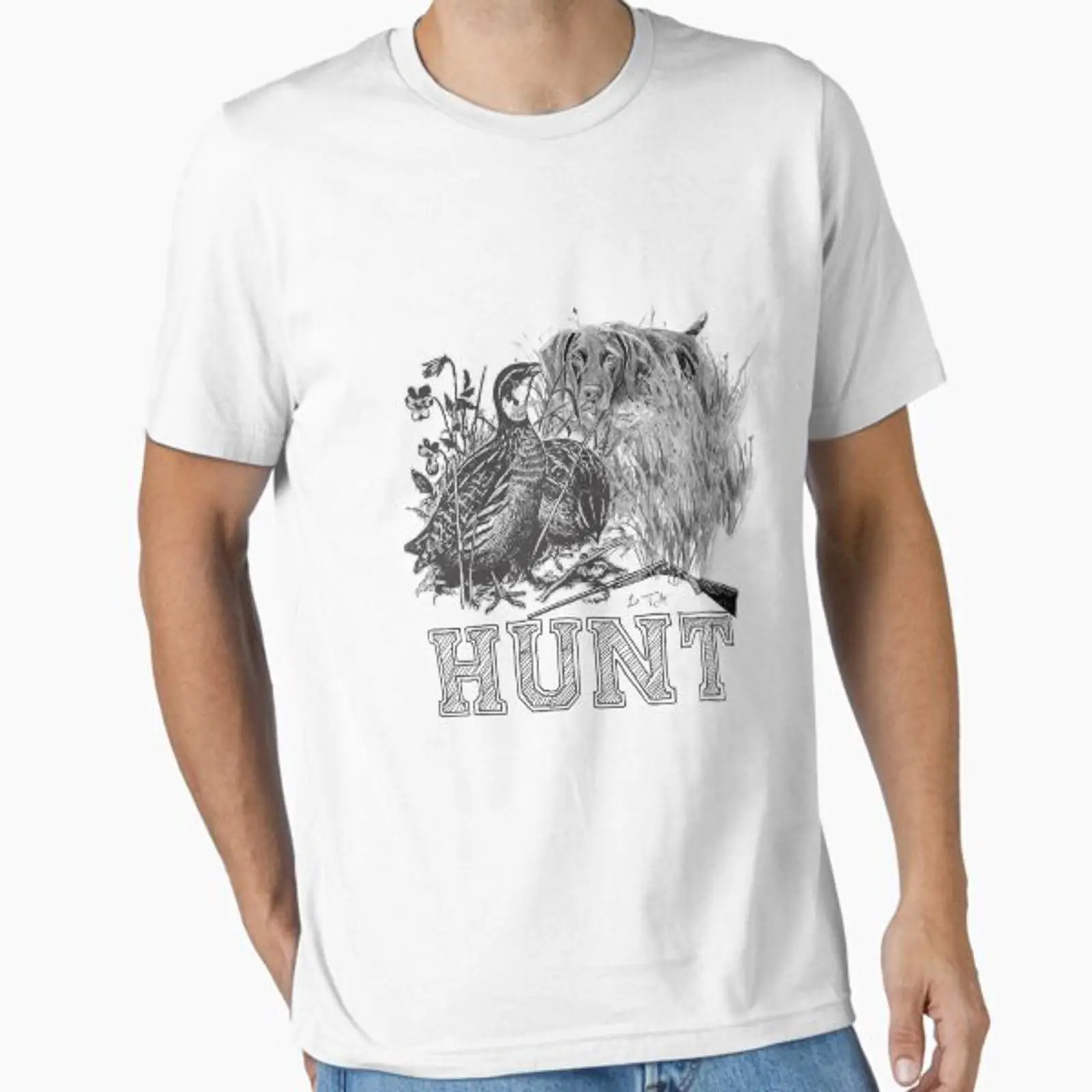 T-shirt Essential T Shirt vint - Hunting Quail recensione e prezzo