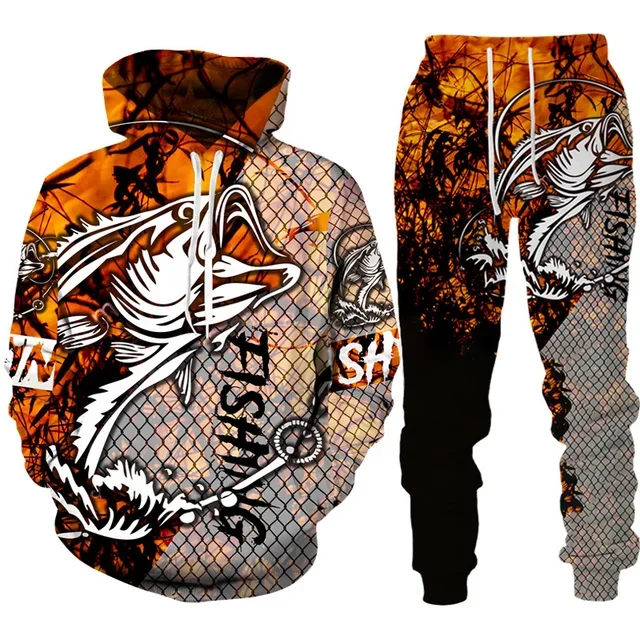 Novità 3D Fish Printed uomo do - Outdoor Hunting Pants Women recensione e prezzo