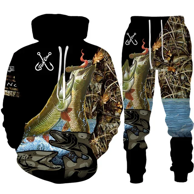 Novità 3D Fish Printed uomo do - Outdoor Hunting Pants Women recensione e prezzo