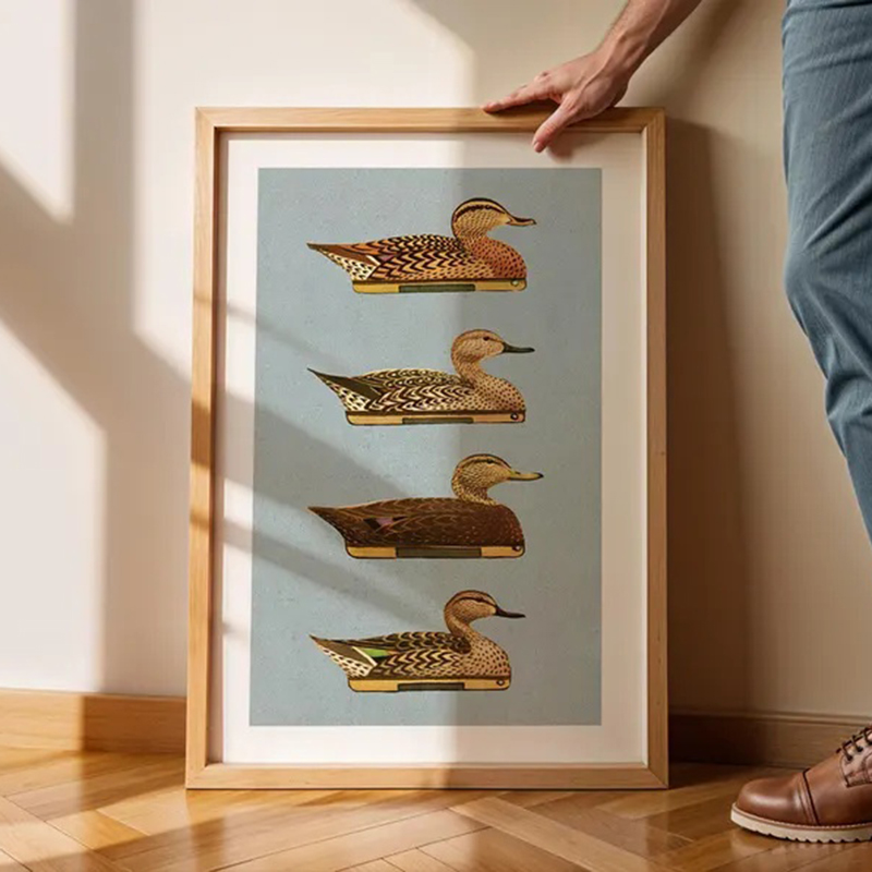 Stampe di anatra retrò all'ape - Outdoor Hunting Paintings recensione e prezzo