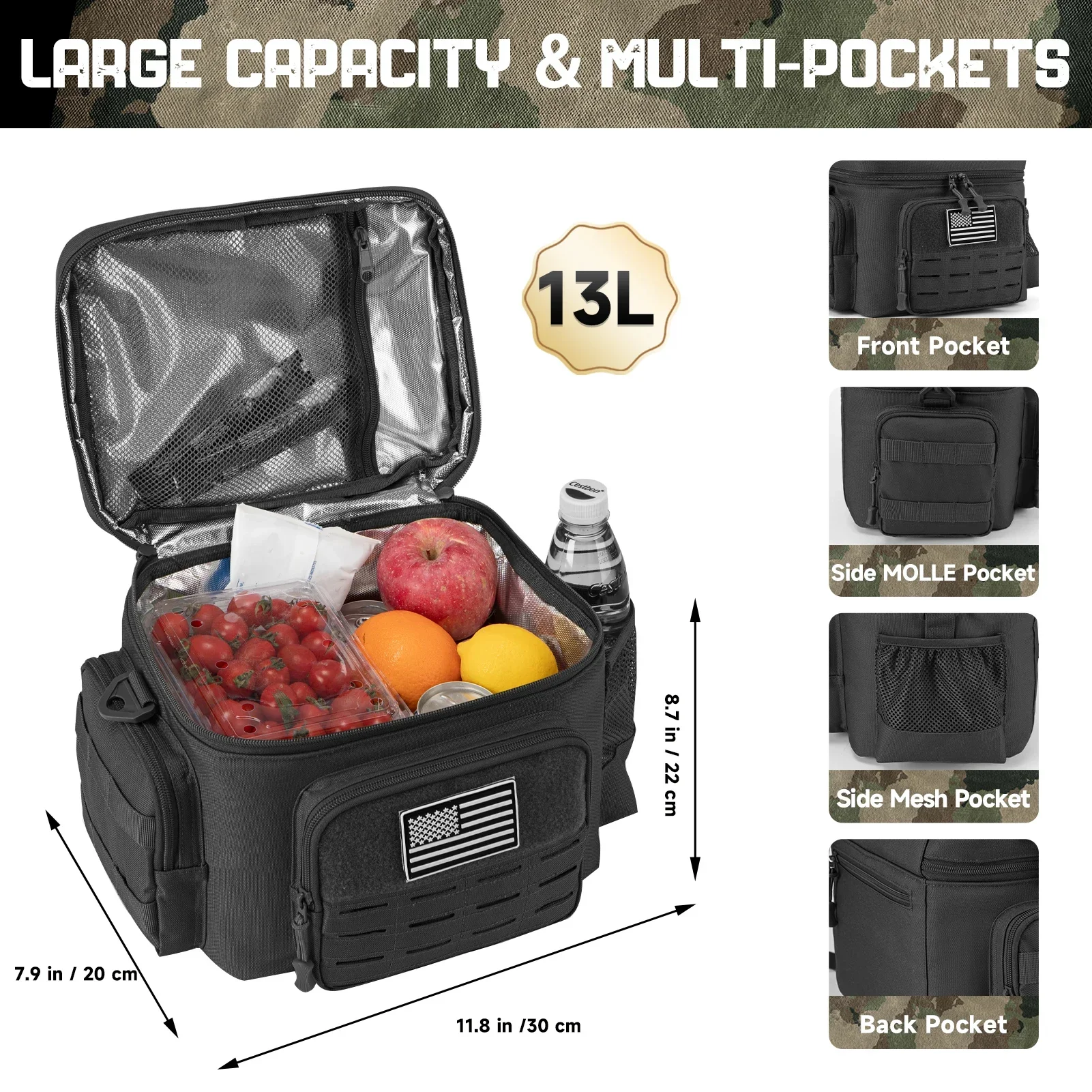 Borsa termica tattica da 13 li - Outdoor Hunting Gear Storage recensione e prezzo