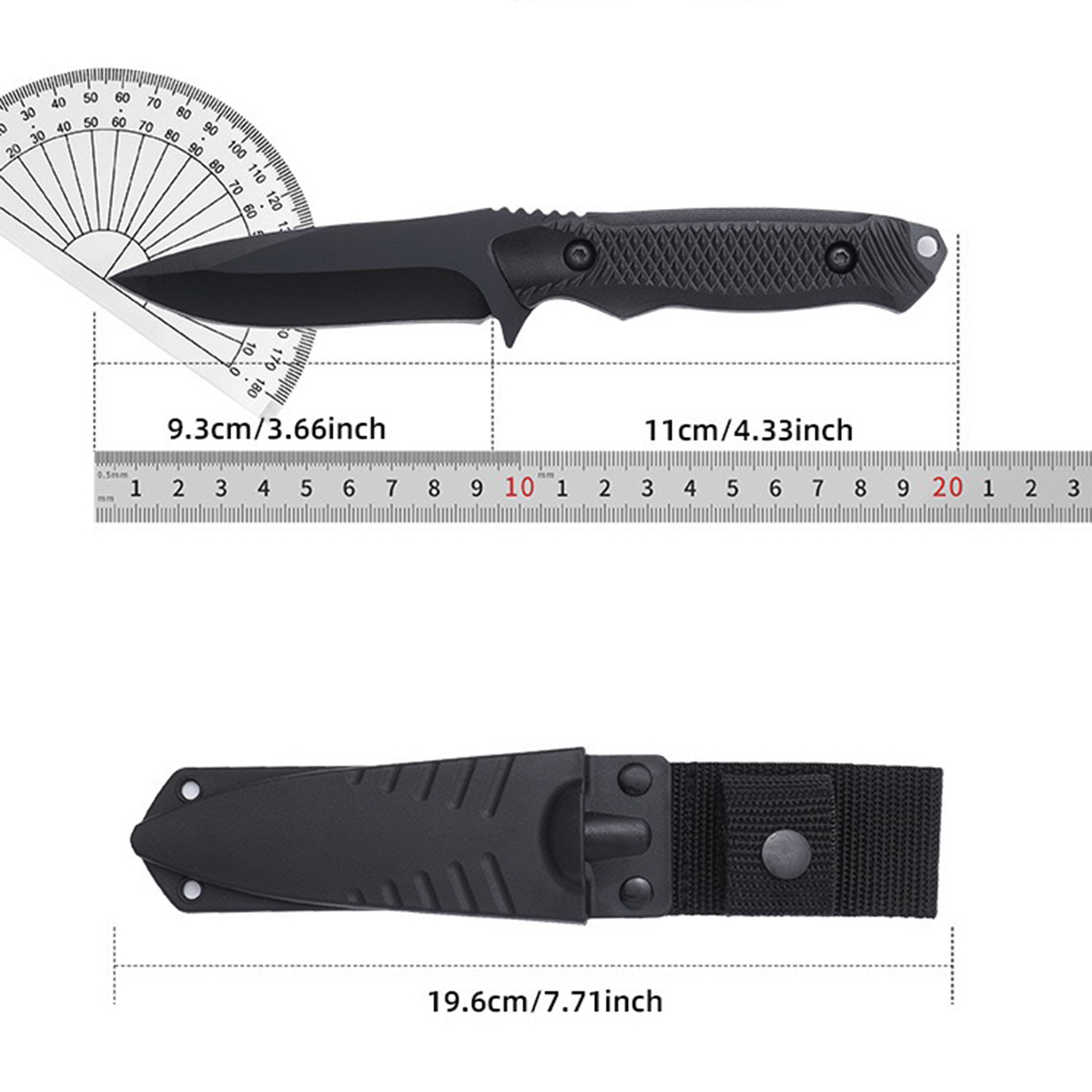 Coltello da Frutta a Lama Nera - Hunting Knife Outdoor recensione e prezzo